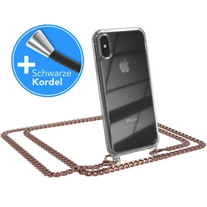 Do Apple iPhone X / XS Etui na telefon do zawieszenia Sznurek Case Pokrowiec Łańcuszek Róża - Zdjęcie 1 z 7