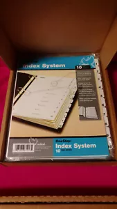 Cardinal One Step Index System, 10-Tab, 1-10, Letter, White, 10/Set - Picture 1 of 4