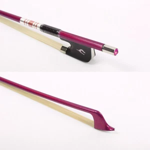 1X Advance Pink 4/4 Cello Bow Carbon FIber Ebony Frog AAA Horse Hair - Picture 1 of 9