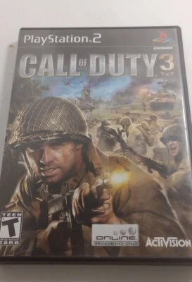 Call of Duty 3 (Sony PlayStation 2, 2006) PS2 Complete CIB - Image 1 of 3