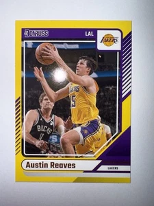 2024-25 Donruss #163 Austin Reaves Yellow Flood Parallel - Picture 1 of 2