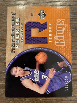 2005-06 Upper Deck Hardcourt #113-J Francisco Garcia Rookie Jerseys #/250 - Image 1 of 2