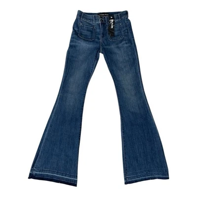 Express Jeans Womens Size 2R Bell Flare Mid Rise NWT - Image 1 of 4