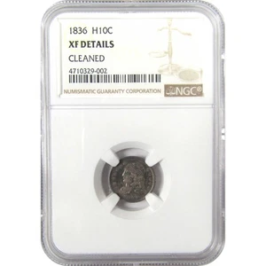 1836 Large 5C Capped Bust Half Dime XF Details NGC Silver SKU:I17393 - Picture 1 of 4