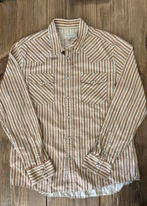 Tecovas Mens Pearl Snap Western Button Up Shirt Aztec Southwestern Men’s Large - Picture 1 of 17