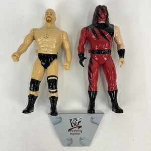 Vintage 1999 WWF Stone Cold Steve Austin & Kane Walkie Talkie Wrestling Toys - Foto 1 di 6