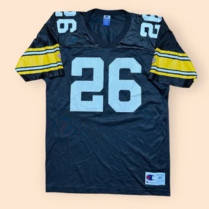 Vintage Pittsburgh Steelers Champion Rod Woodson Jersey Size 44 Black Vtg 90s - Picture 1 of 6