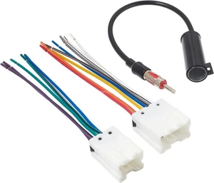 Radio Install Wiring Harness w/ Antenna Connector for Nissan Xterra 2000-2008 - Picture 1 of 9