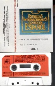 RAFFAELLA CARRA UMBERTO TOZZI FRANCIS CABREL SPANISH SUNG CASSETTE - Picture 1 of 2