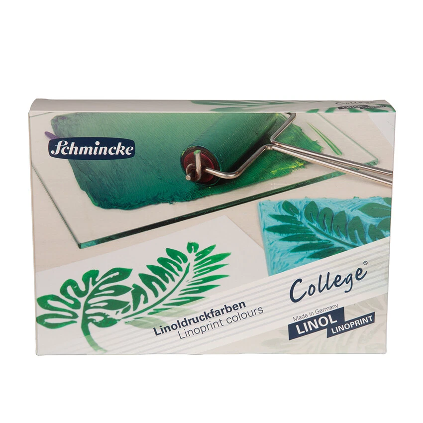 SCHMINCKE KÜNSTLERFARBEN Schmincke Linoldruckfarbe College® Linol/Linoprint Kartonset 5 x 75 ml Tuben