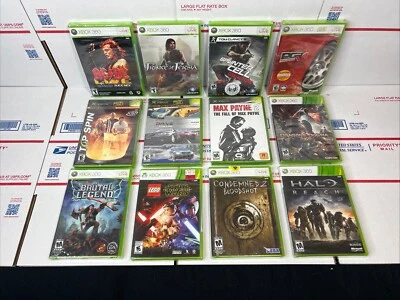 12X NEW SEALED GAME LOT Microsoft Xbox 360 & Xbox -  SAME DAY SHIP - Image 1 of 4