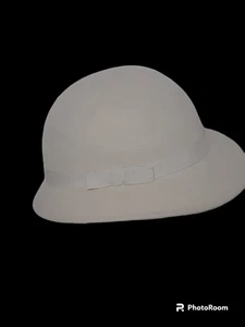 CLOCHE FELTRO BAMBINA BIANCO - Imagen 1 de 2