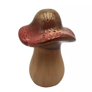 Estatuilla de setas esmaltadas de cerámica - Imagen 1 de 9
