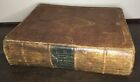 VTG ANTIQUE 1848 HE PHINNEY LEATHER BOUND HOLY BIBLE APOCRYPHA OLD NEW TESTAMENT