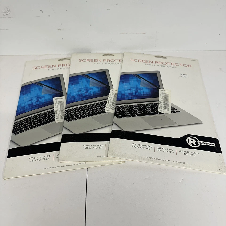 3 - RadioShack Screen Protector for 13" Apple MacBook Air Laptop Sealed! - Image 1 of 1