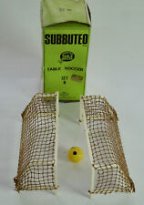 Vintage Subbuteo Table Soccer Set N 2x Free Standing Goals with ball - 1960s