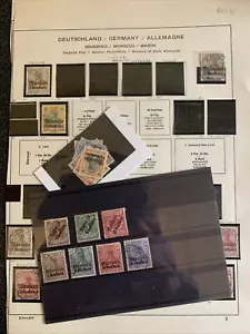 Germany Post Offices in MOROCCO & TURKEY Collection Mint&Used - Picture 1 of 7