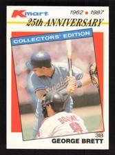 1987 Topps Kmart 25th Anniversary  #24 George Brett  Kansas City Royals
