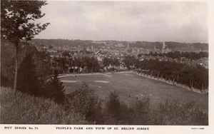 People's Park View of St Helier Jersey unused RP pc Pitt 75 - Picture 1 of 1