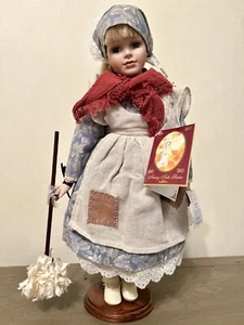 Fairy Tale Series “Cinderella” by Geppeddo Porcelain Doll; Packaged Mop, NO PAIL - Picture 1 of 7