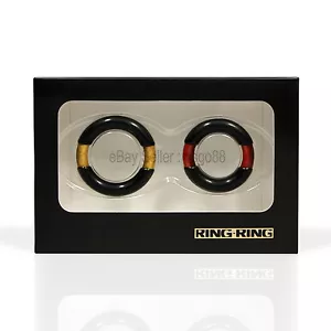 Neu Power Ring TWIN, Germanium Silikon Penis Ring, Impotenz, Erektionshilfe - Bild 1 von 6