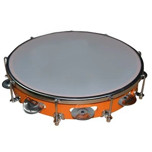 Tambourine khanjiri Hand Percussion Musical Instrument party drum indian style - Picture 1 of 1