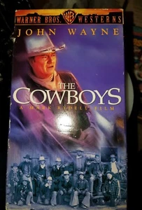 THE COWBOYS (VHS) ~ John Wayne, Bruce Dern - Picture 1 of 2