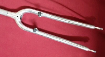 Shogun ATB 28" Alu-Gabel, 1 1/8" Gewindeschaft, 160mm lang, 750g, poliert, NOS - Bild 1 von 3