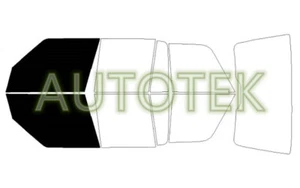 Película precortada ventana delantera de 2 puertas tinte para Land Rover Range Rover 2003-2012 (SWB) - Imagen 1 de 10