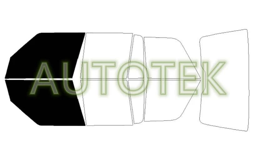 Película precortada 2 puertas ventanas delanteras tinte para Land Rover Range Rover 2003-2012 (SWB) Foto 1 de 4