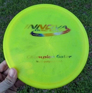 PEARLY PFN Champion Gator Innova Disc Golf 175g USED Rainbow Stamp - Picture 1 of 3