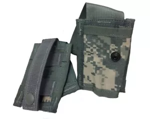 Set of 2 NEW US Military MOLLE 40MM Pouch US Military Issue ACU - Picture 1 of 4