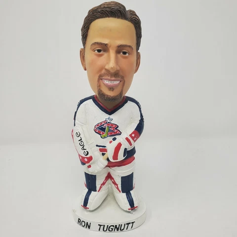 Vintage Ron Tugnutt Columbus Blue Jackets Bobblehead Bank One 2000-01 Cover