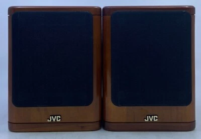 Mini altavoces de estantería de madera de cerezo JVC SP-UX2000RGD 7"x6"x4" 20W 4 ohmios Japón Foto 1 de 4