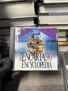 Microsoft Encarta96 Encyclopedia, 1996 for Windows95.  G2 - Picture 1 of 3