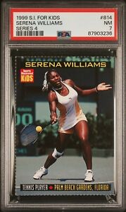 SERENA WILLIAMS ROOKIE 1999 Sports Illustrated SI For Kids #814 Tennis WTA PSA 7