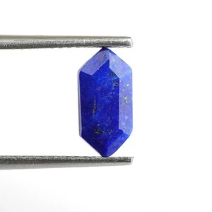 Natural Lapis Lazuli Hexagon Shape Faceted Cut Gemstones AAA Quality For Jewelry - Picture 1 of 12