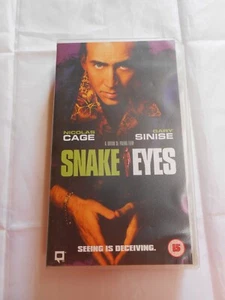 Snake Eyes VHS Kassette im englischen original Nicolas Cage Brian de Palma - Bild 1 von 2