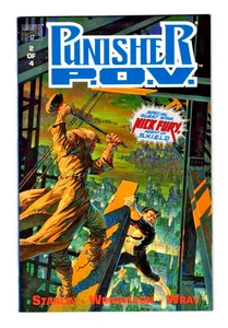 PUNISHER P.O.V. 2 OF 4 VF (8.0) 1991 BERNIE WRIGHTSON ART NICK FURY * - Picture 1 of 2
