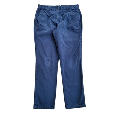 Pantalones Gap Para Mujer Talla 30x28 Azul Suelto Chino Minimalista Preppy Lona Etiqueta 6 Foto 1 de 4