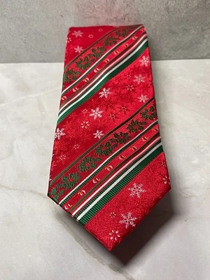 男式假日圣诞领带 - HISDERN 出品(全新带标签) — 第 1/3 张图片
