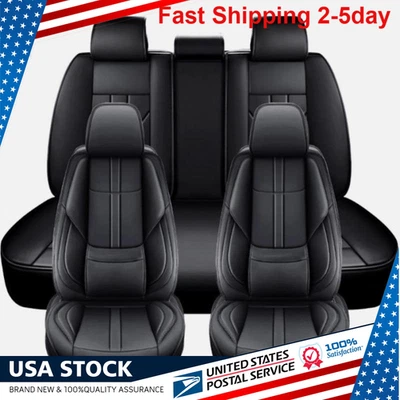 Para Mercedes-Benz NUEVO 5 Asientos Delantero Trasero Protectores Almohadilla Asientos Coche Cubiertas Cuero Foto 1 de 4