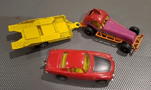 VINTAGE CORGI TOYS ROCKETS SUPERSTOCK SET TODD SWEENEY VOLVO P1800 AND TRAILER - Picture 1 of 3