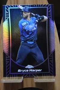 2025 Topps Chrome Bryce Harper SHADOW ETCH SSP! - Picture 1 of 2