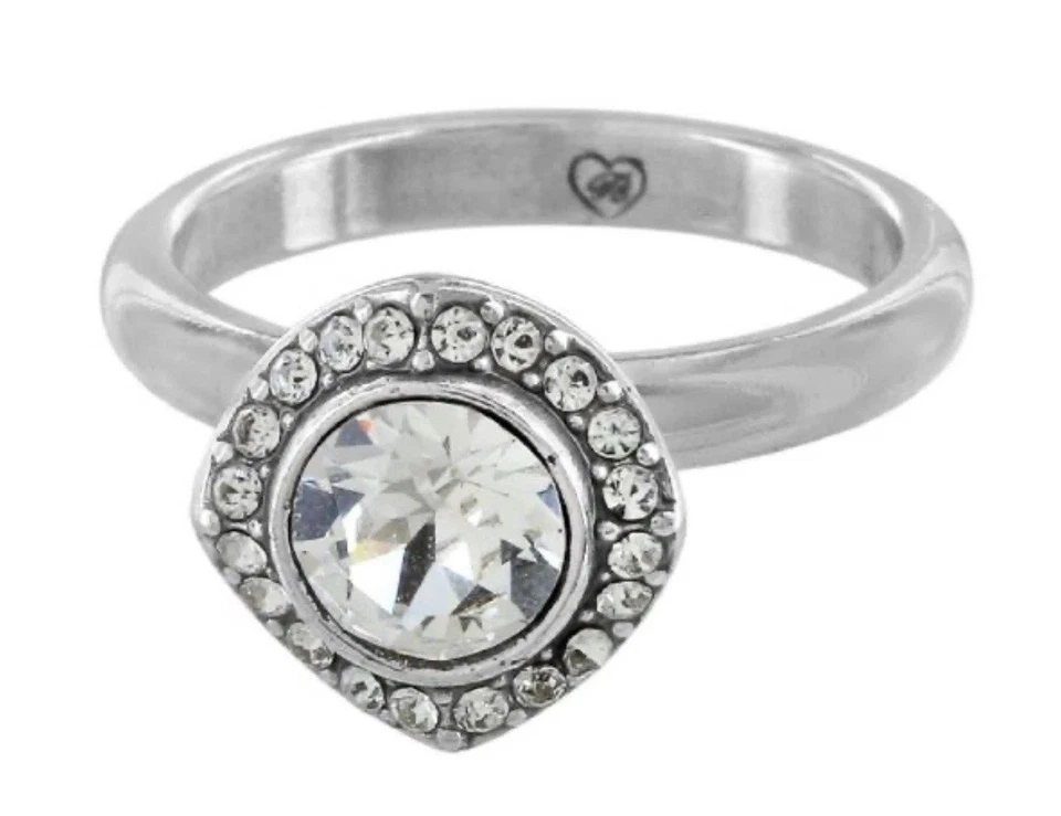 Anillo Brighton Romántica Plata Cristal Talla 7 Etiqueta NWoutlet Foto 1 de 1