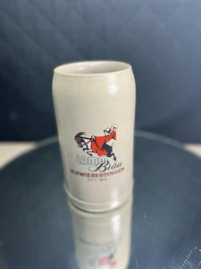 Lamm Brau Schwieberdingen German 1 Liter Stoneware Beer Stein - Picture 1 of 16