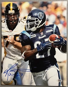 Foto firmada autografiada por Ricky William de 11x14 Toronto Argonauts PSA - Imagen 1 de 3
