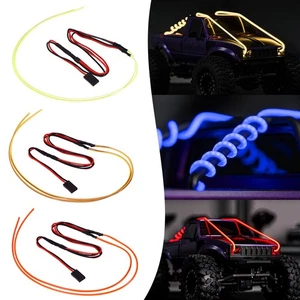 RC LED Strip Lights Flexible Cuttable for TRX4M SCX24 1/24 1/18 Crawlers Upgrade - Picture 1 of 25