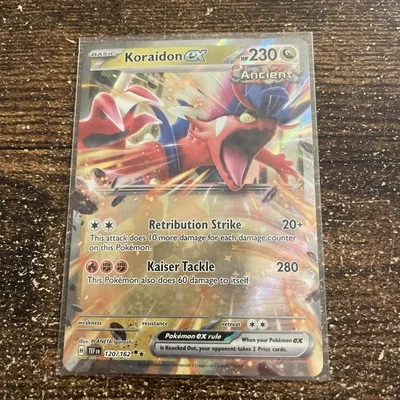Koraidon ex 120/162 Sv05: Temporal Forces Holo - Image 1 of 2