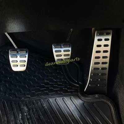 For Hyundai Tucson Sonata Kia Optima Footrest Clutch Gas Brake Pedal Cover Set - Image 1 of 4